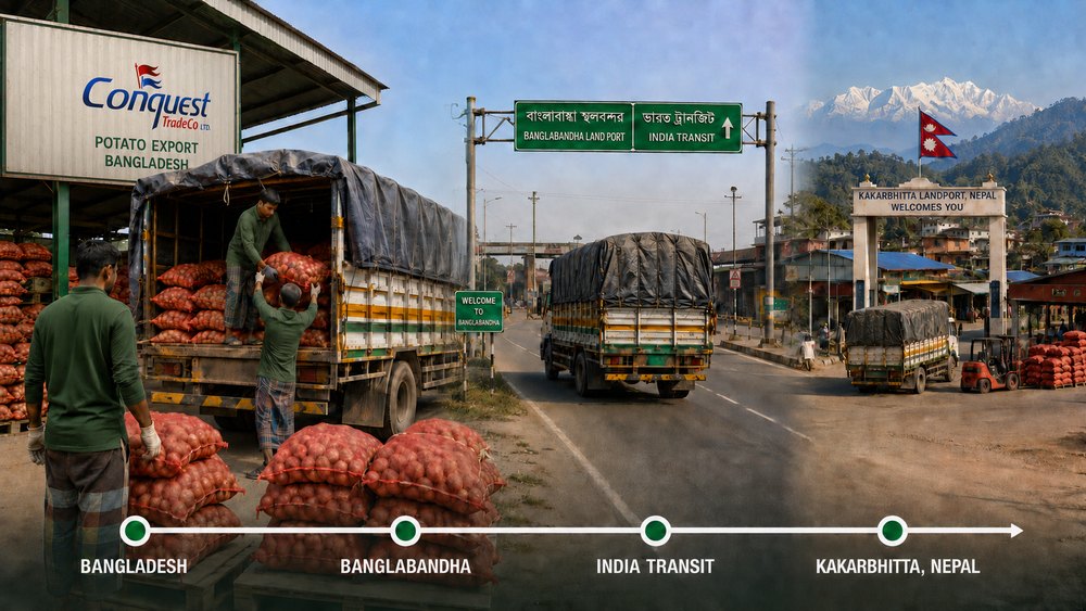 Road Export to Nepal